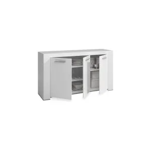 KIT CREDENZA 3 ANTE 'AMBIT' CM.144X42X80H BIANCA