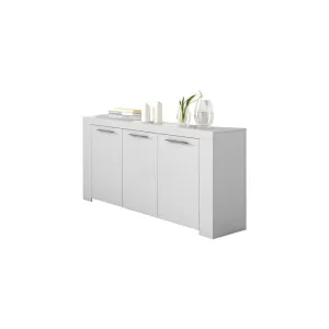 KIT CREDENZA 3 ANTE 'AMBIT' CM.144X42X80H BIANCA