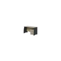 KIT SCRIVANIA CON 3 CASSETTI CM 136X67X74H ROVERE ANTRACITE