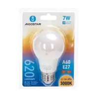 LAMPADINA LED A5 A60 7W E27 - 3000K