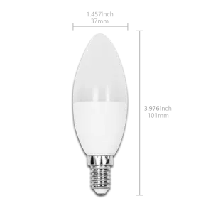 Lampada a led A5 C37 (4W,E14,6400K)