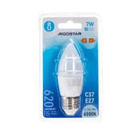 LED C37 E27 7W 6500K