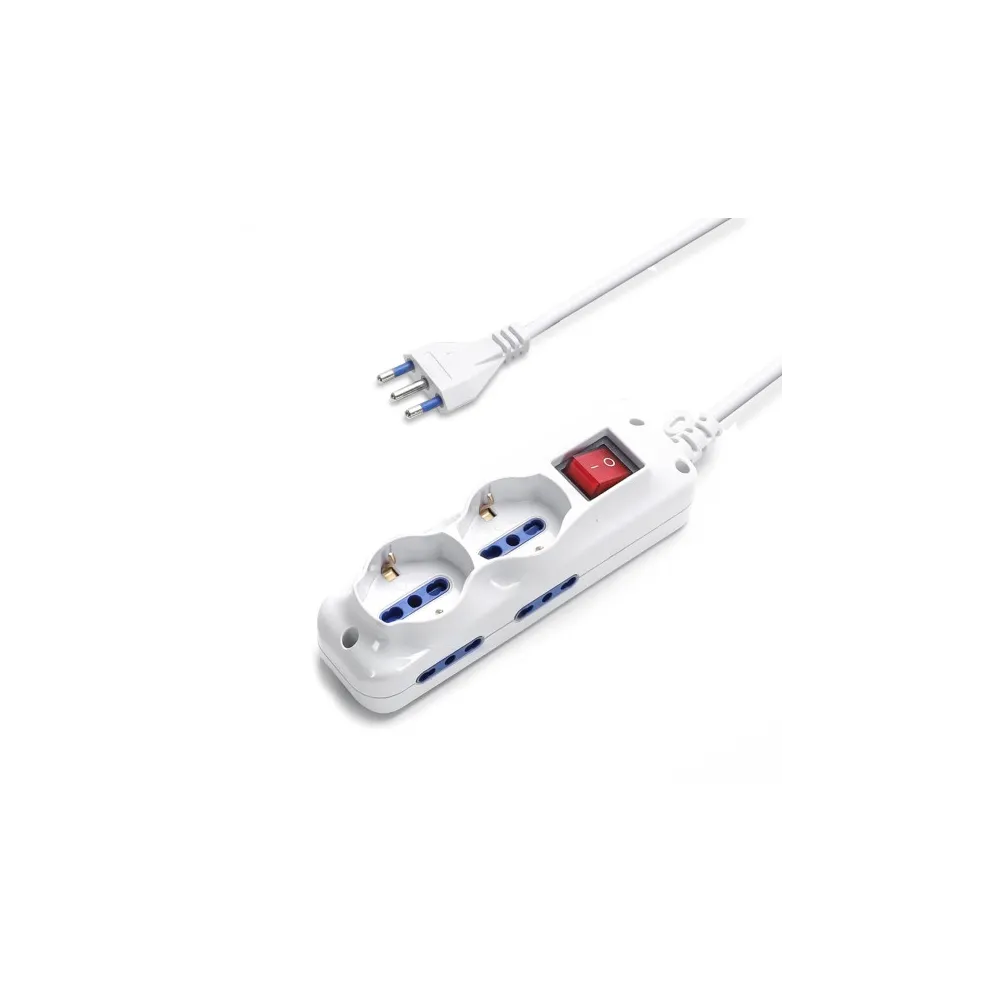 MULTRIPRESA A 6 POSTI 250V/2500W