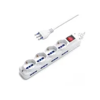 Multipresa a 12 posti con interruttore