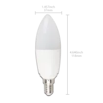 Lampada a led A5 C37 (9W,E14,3000K)