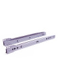 Silver grey roller drawer guides