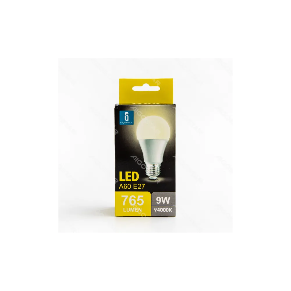 Lampada a led A5 A60(9W,E27,4000K)