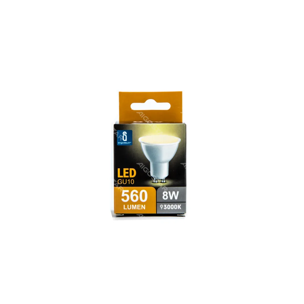 Lampada a led A5 GU10(8W,3000K)