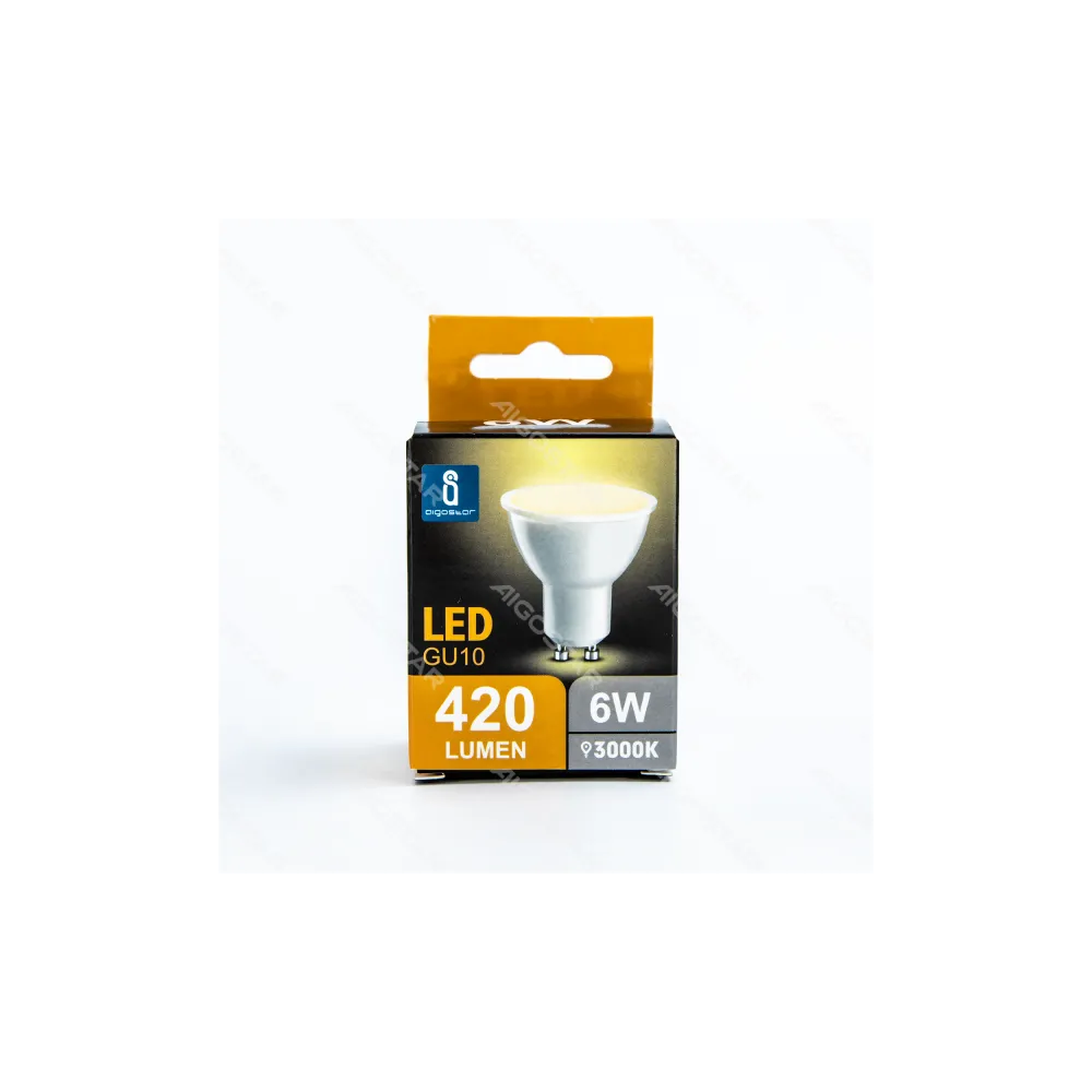 Lampada a led A5 GU10 (6W,3000K)