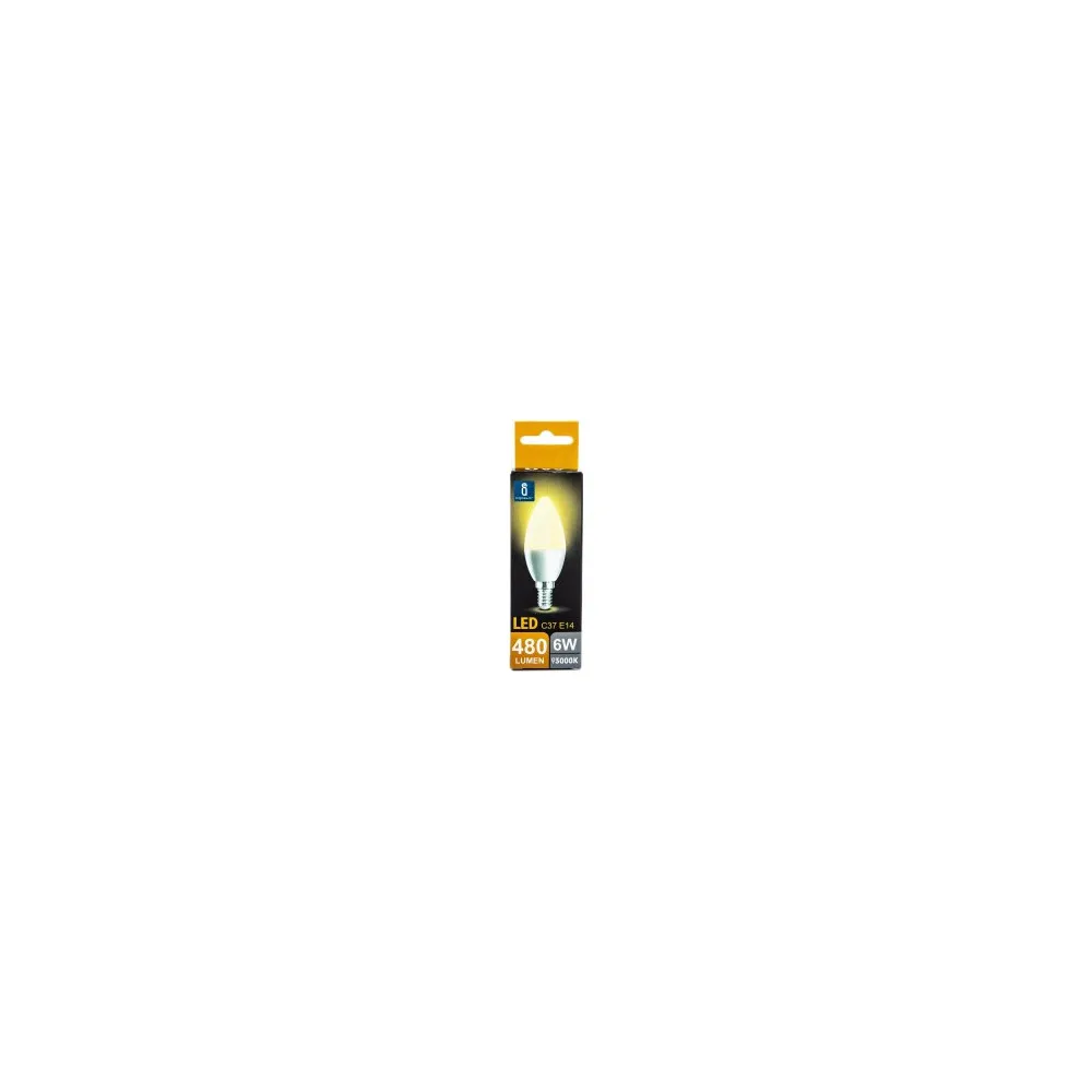 Lampada a led A5 C37 (6W,E14,3000K)