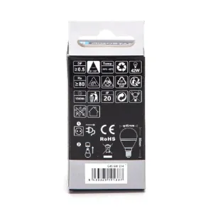 LED G45 E14 6W 6500K