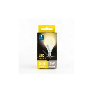 Lampada a led DA5 G45 (6W,E14,4000K,LUCE NATURALE)