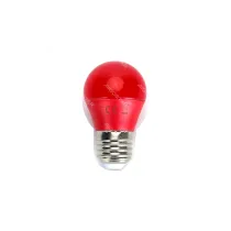 Lampada a led A5 G45(4W,E27,LUCE ROSSA)