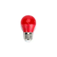 Lampada a led A5 G45(4W,E27,LUCE ROSSA)