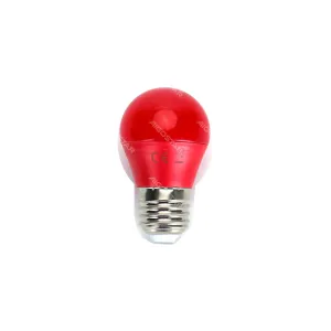 Lampada a led A5 G45(4W,E27,LUCE ROSSA)