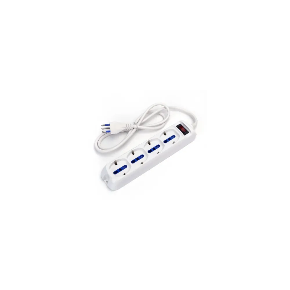 Multipresa 4 vie 3G1.0mm² 1.5mt. 10A