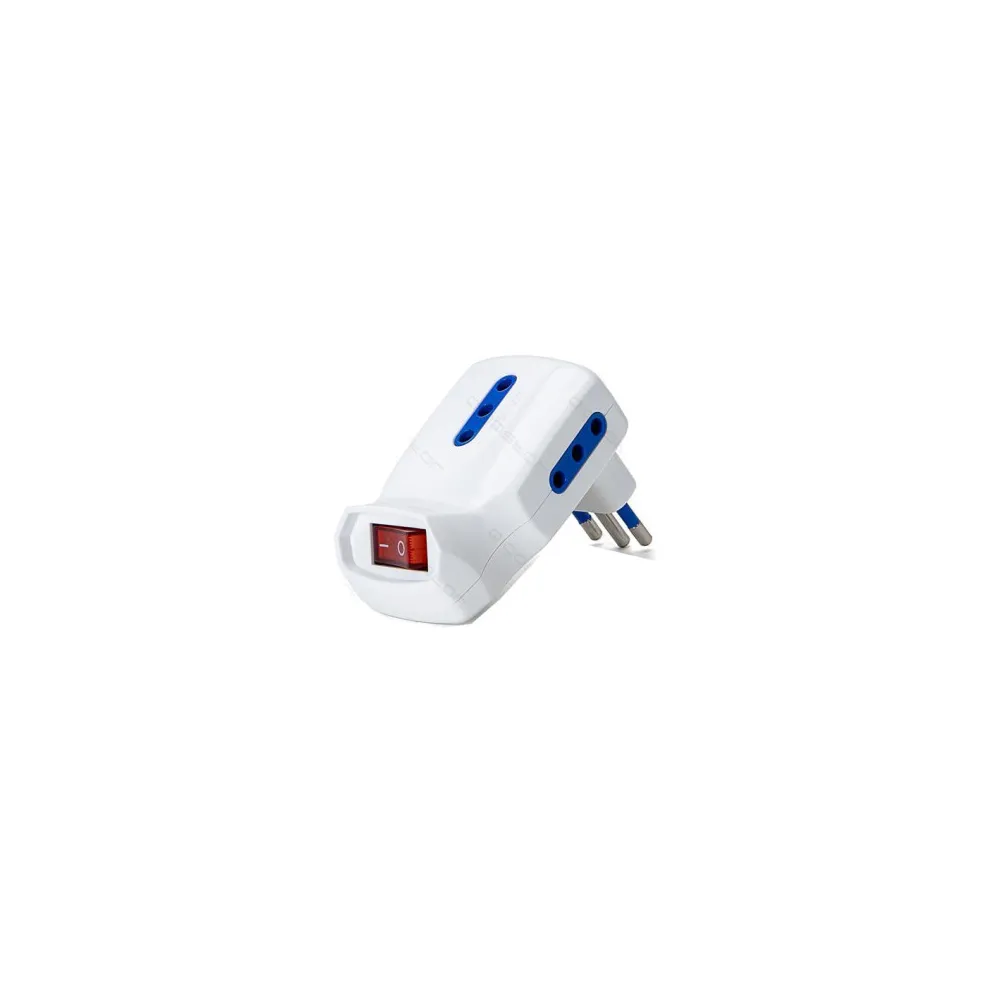 ADATTATORE 3 VIE CON INTERRUTTORE DA 16A A 10/16A