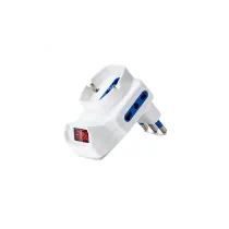 Adattatore a 3 vie con interruttore 16AT010A/16A