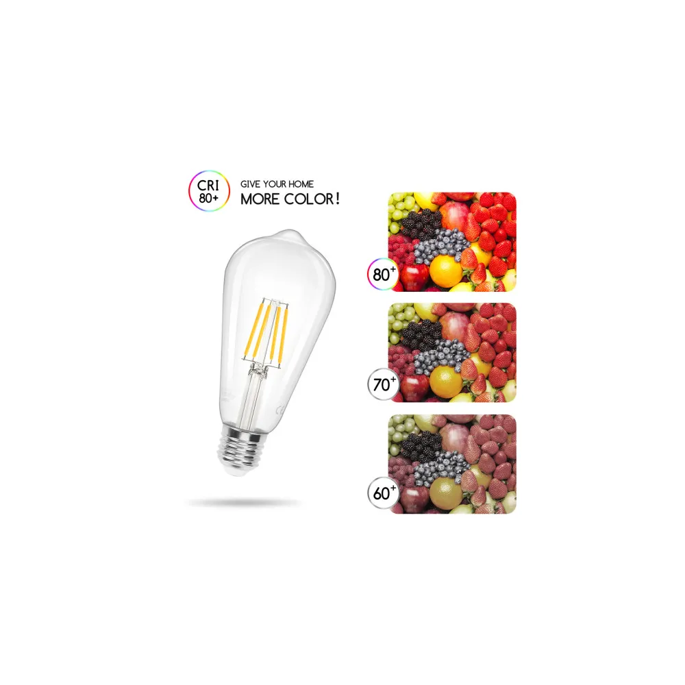 Lampada a led FILAMENT ST64 E27 4W 2700K/CLEAR