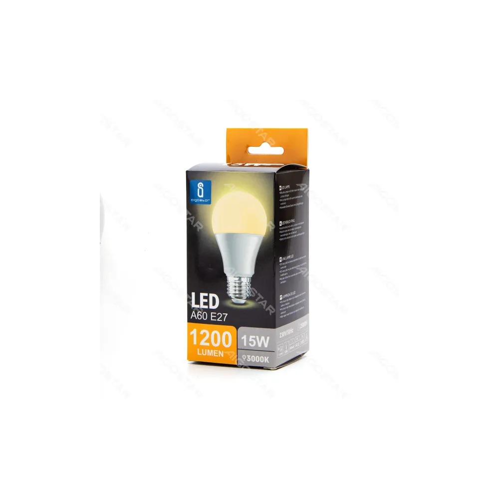 Lampada a led A5 A60(15W,E27,3000K)