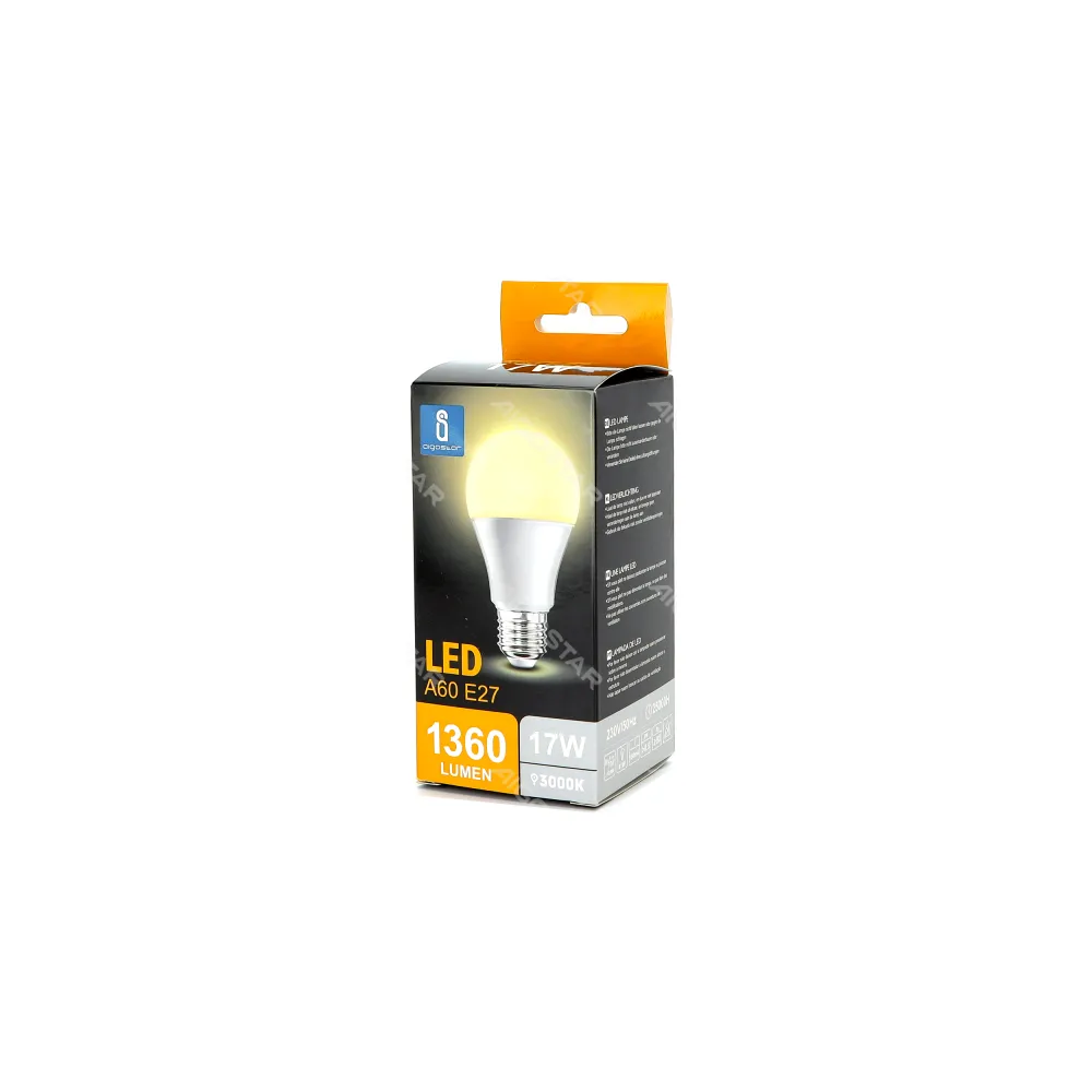 Lampada a led A5 A60(17W,E27,3000K)