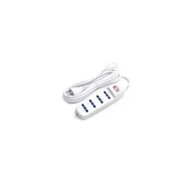Multipresa a 4 vie 3G1.00mm 5mt. con interruttore