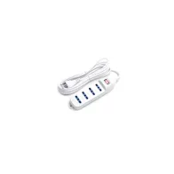 Multipresa a 4 vie 3G1.00mm 5mt. con interruttore