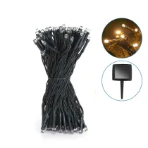 STRINGA DI LUCE SOLARE CON 100 LUCI LED BIANCO CALDO DA 11,9M STRINGA DI LUCE SOLARE CON 100 LUCI LED BIANCO CALDO DA 11,9M