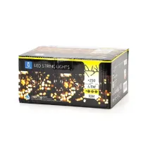 CATENA LUMINOSA LED A BASSA TENSIONE 10M 250 Led Luce Calda