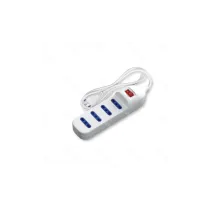 Presa multipla 4 fori con interruttore  3G1 1,5M