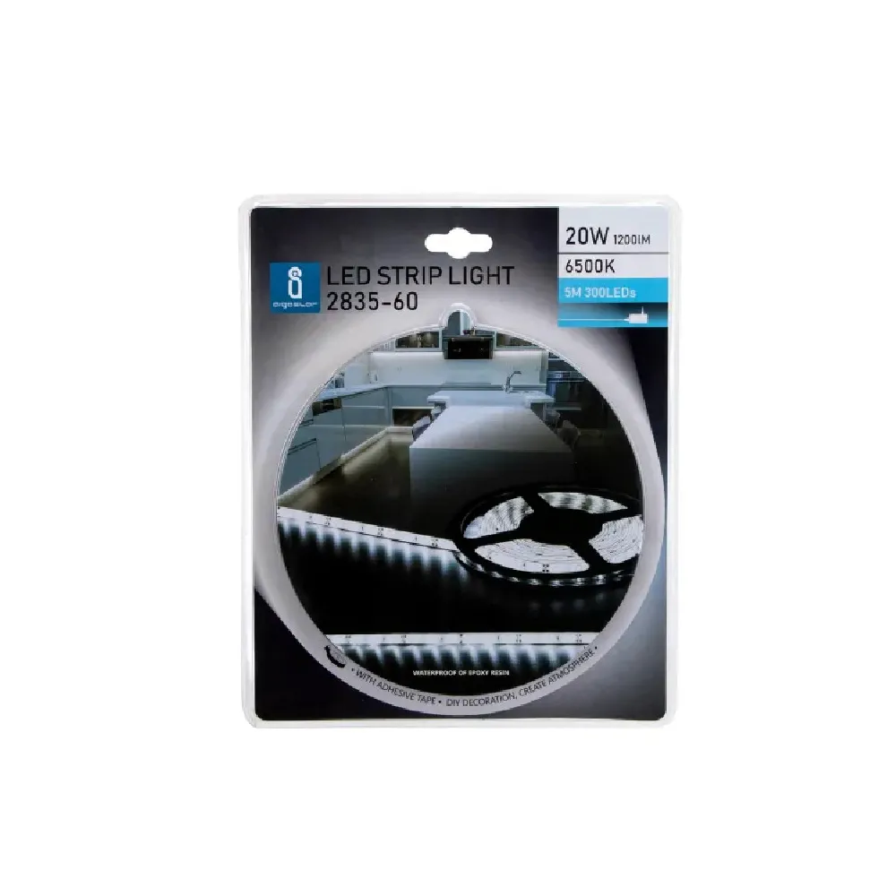 STRISCIA LUMINOSA A LED 5M 6500k 1200lm