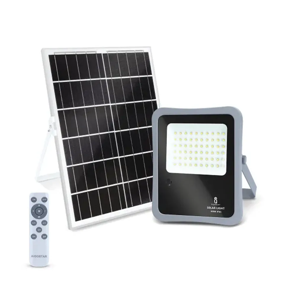 PROIETTORE LED SOLARE FOODLIGHT 300W 6500K PANNELLO 6V/25W PROIETTORE LED SOLARE FOODLIGHT 300W 6500K PANNELLO 6V/25W