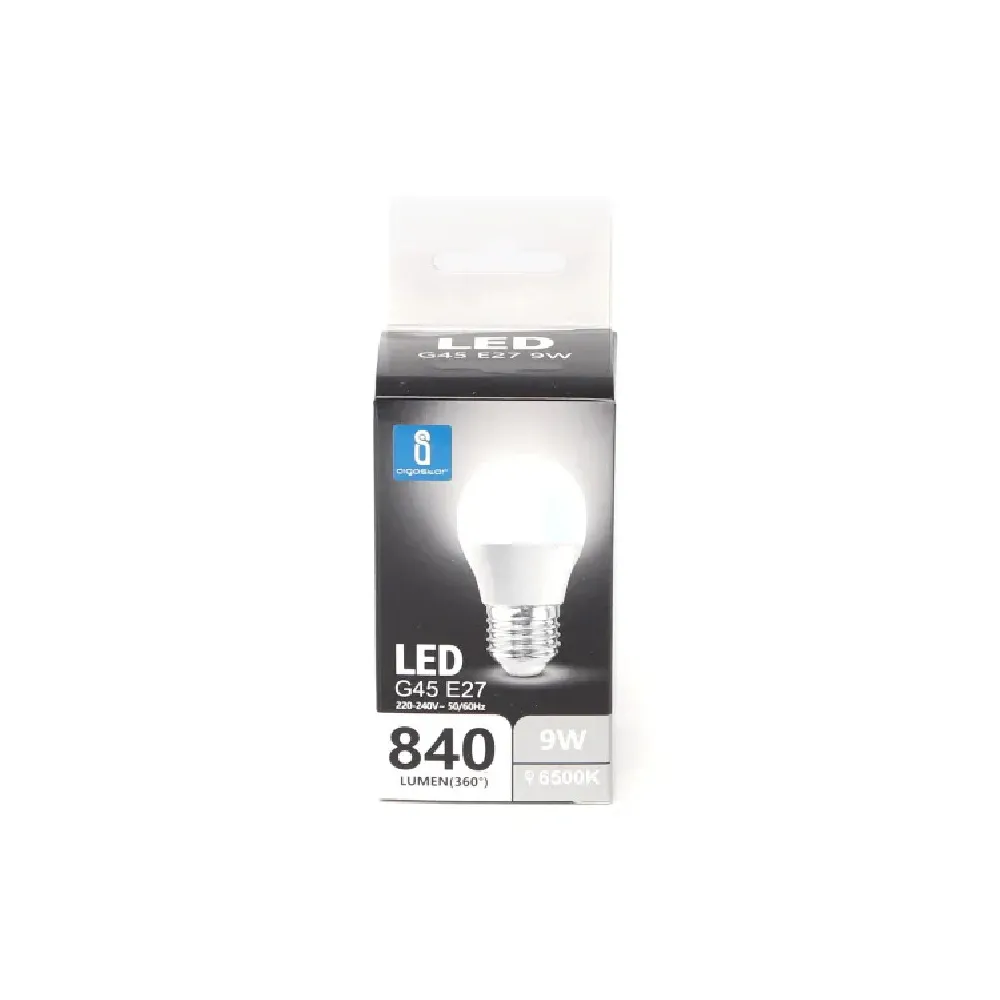 LED G45 E27 9W 6500K