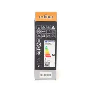 LED C37 E14 9W 3000K