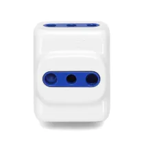 ADATTATORE A 3 VIE 10A BIANCO - Multipresa