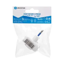 ADATTATORE A 3 VIE 10A BIANCO - Multipresa