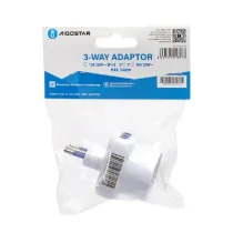 ADATTATORE A 3 VIE 10A BIANCO Multipresa