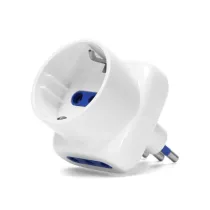 ADATTATORE A 3 VIE 10A BIANCO Multipresa