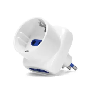ADATTATORE A 3 VIE 10A BIANCO Multipresa