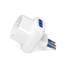 ADATTATORE A 3 VIE 10A BIANCO Multipresa