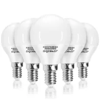 LAMPADINA LED E14 G45 A SFERA 7W BIANCO FREDDO 6400K