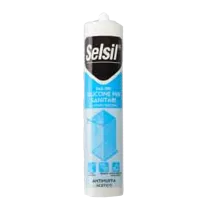 SILICONE ACETICO SANITARI SELSIL 280ML Bianco