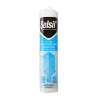 SILICONE ACETICO SANITARI SELSIL 280ML Bianco