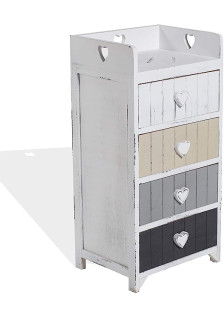 CHEST OF DRAWERS 4 DRAWERS 72X35X27CM