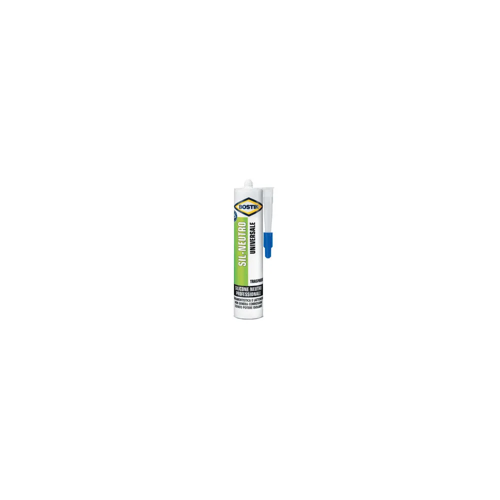 BOSTIK SILICONE NEUTRO TRASPARENTE 300ML. BOSTIK SILICONE NEUTRO TRASPARENTE 300ML.