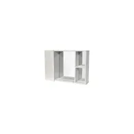 KIT SPECCHIO BAGNO 1 ANTA "GIN 1" CM.60X13X41 BIANCO