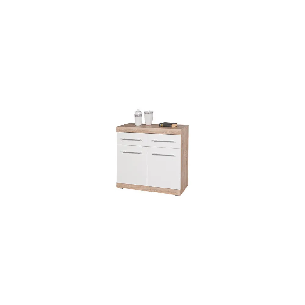 KIT BUFFET LUBLIN 2 ANTE + 2 CASSETTI ROVERE/BIANCO LACCATO KIT BUFFET LUBLIN 2 ANTE + 2 CASSETTI ROVERE/BIANCO LACCATO