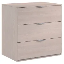 KIT CASSETTIERA TRE CASSETTI ROVERE