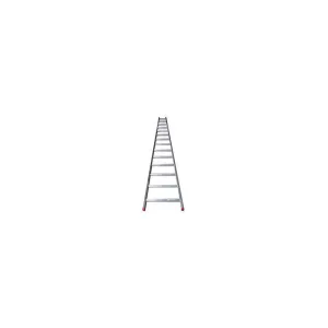 SCALA ALLUMINIO SEMPLICE 14 GRADINI 4,0 MT