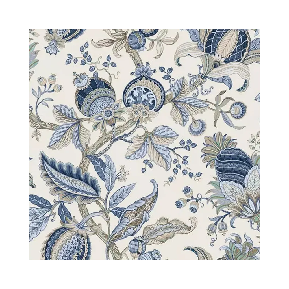 CARTA DA PARATI "FLEUR RAFFINEE BLU" A METRAGGIO